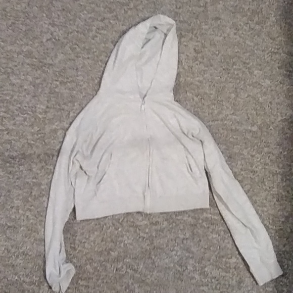 Cropped zip up hoodie - Picture 1 of 2